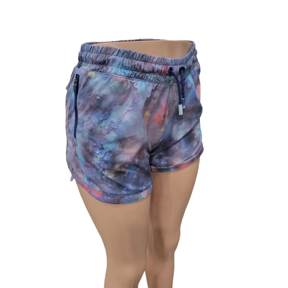 Athleta All Play Tie Dye Printed‎ Athletic Shorts Size XXL 16